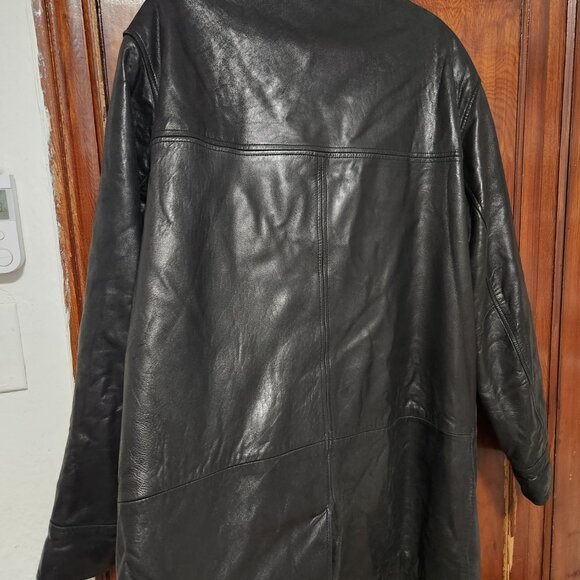 Vintage Mantles unisex leather jacket, winter coat, excellent condition, M-XL - Picture 6 of 9